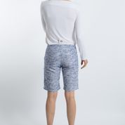 Spring Summer Long Sleeve Women's Girls' Bamboo Boat Neck Long T with Decorative Tabs and Eyelets