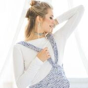 Womens Tweed A-line Asymmetrical Shoulder Strap Sarafan Dress