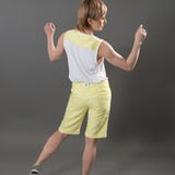 Women's Summer One of a Kind Bamboo Tank with Front Tabs and Yoke in a Back