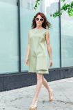60-s Inspired Women's Cotton Redford A-line Dress with Loose Pocket