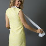 Spring Summer Women's Designer Extravaganza Dress with 3D Puff Fish Detail