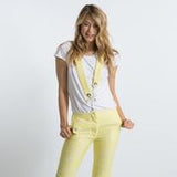 Women's Girls' Summer One of a Kind Designer Drop Shoulder Bamboo Scarf T