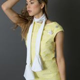 Spring Summer Women's Designer Extravaganza Dress with 3D Puff Fish Detail