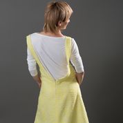 Spring Summer Long Sleeve Women's Girls' Bamboo Boat Neck Long T with Decorative Tabs and Eyelets