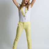 Women's Girls' Summer One of a Kind Designer Drop Shoulder Bamboo Scarf T