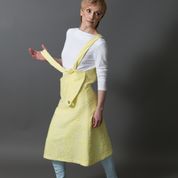 Spring Summer Long Sleeve Women's Girls' Bamboo Boat Neck Long T with Decorative Tabs and Eyelets