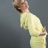 Lightweight Tweed Princess Line 1960's Style Disconnected Collar Jacket