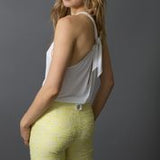 Women's Girls' Summer All in One Designer V-neck Halter Bamboo Tank Top with Rings and a Tie