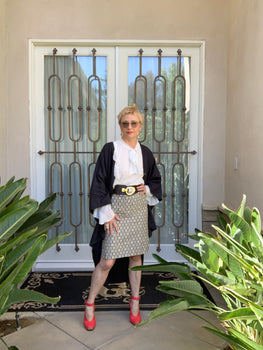 Calling all bank tellers, life coaches, agents, artists, business owners and teachers! Stand out and feel comfortable in our new layering piece, taffeta Kaftan! It pairs well with skirts, pants, blouses and dresses and makes your look extra special and memorable to others! Navy color is universal and balances any look well. Dress it up with heels or dress it down with jeans, bring a little pizzaz to your life!