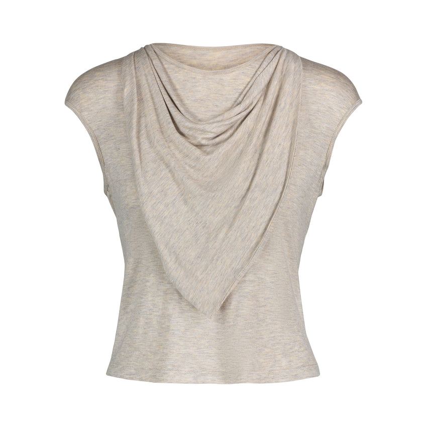 SHERRY Top with Loose Collar